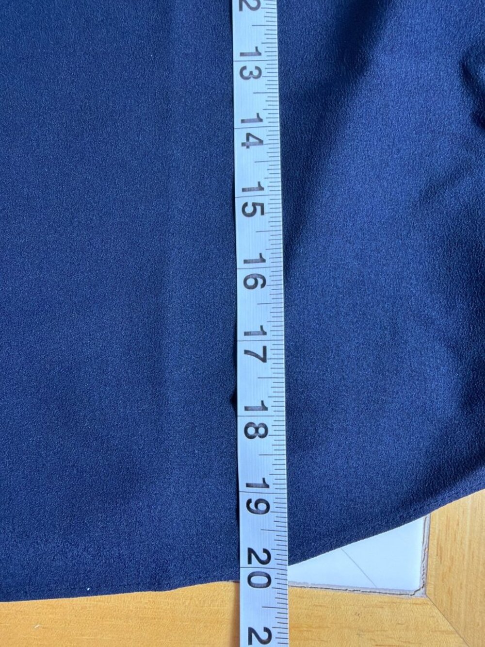 J.Crew Factory Scalloped Cami Tank Top Navy Blue Size 14 NWT - Picture 10 of 12